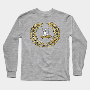 Skate Cat Long Sleeve T-Shirt